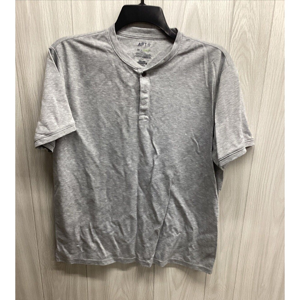 APT 9 Unisex (Size XL)‎ Short Sleeve Gray T-Shirt